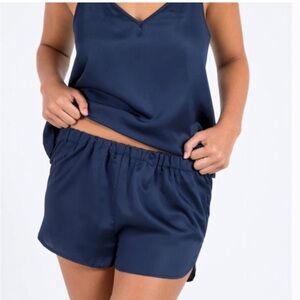 NEW in Box Ettitude Ocean (Deep Blue) Women's Satin Cami